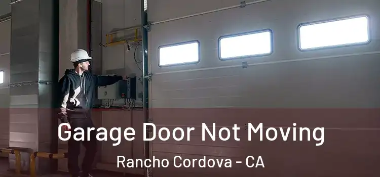  Garage Door Not Moving Rancho Cordova - CA